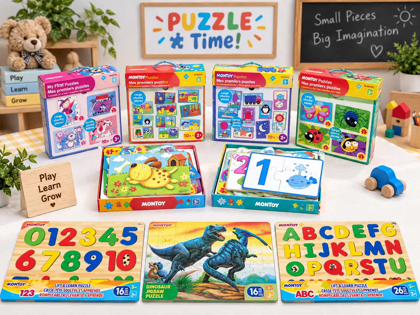 Puzzles — Custom-printed puzzles for every age